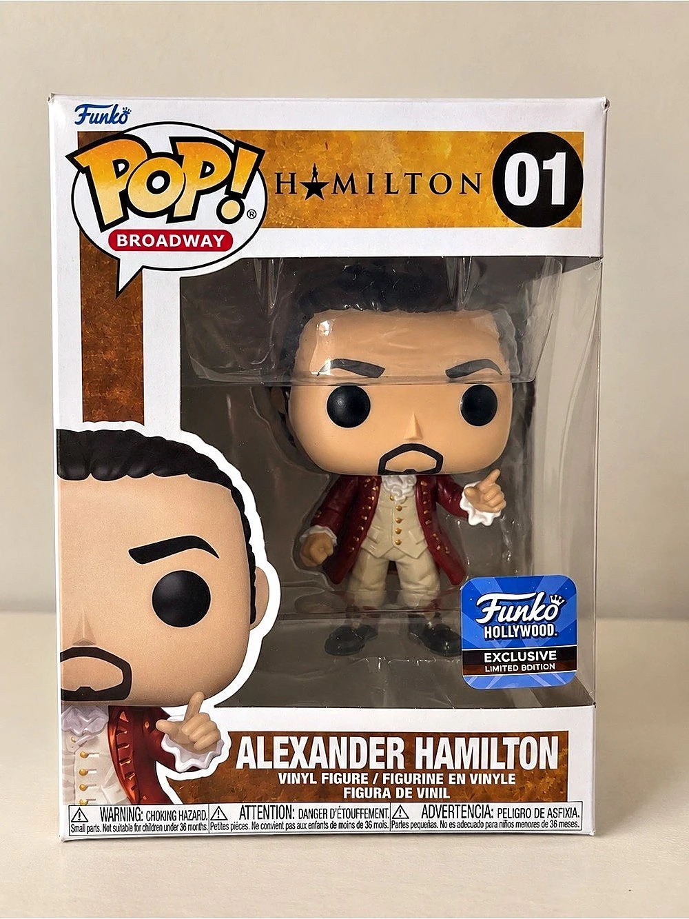 Funko Pop! Alexander Hamilton #01 – Hollywood Exclusive Limited Edition